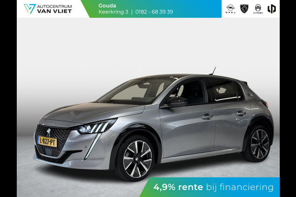 Peugeot e-208 EV GT 50 kWh 3-fase | Navigatie | Achteruitrijcamera | Android auto / Apple carplay | Dodehoekdetectie | 3D I-Cockpit