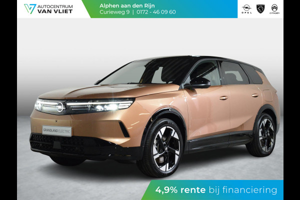 Opel Grandland Electric GS 73 kWh SCHUIFKANTELDAK | NAVIGATIE | CARPLAY | ACHTERUITRIJCAMERA MET SENSOREN | WINTERPAKKET |
