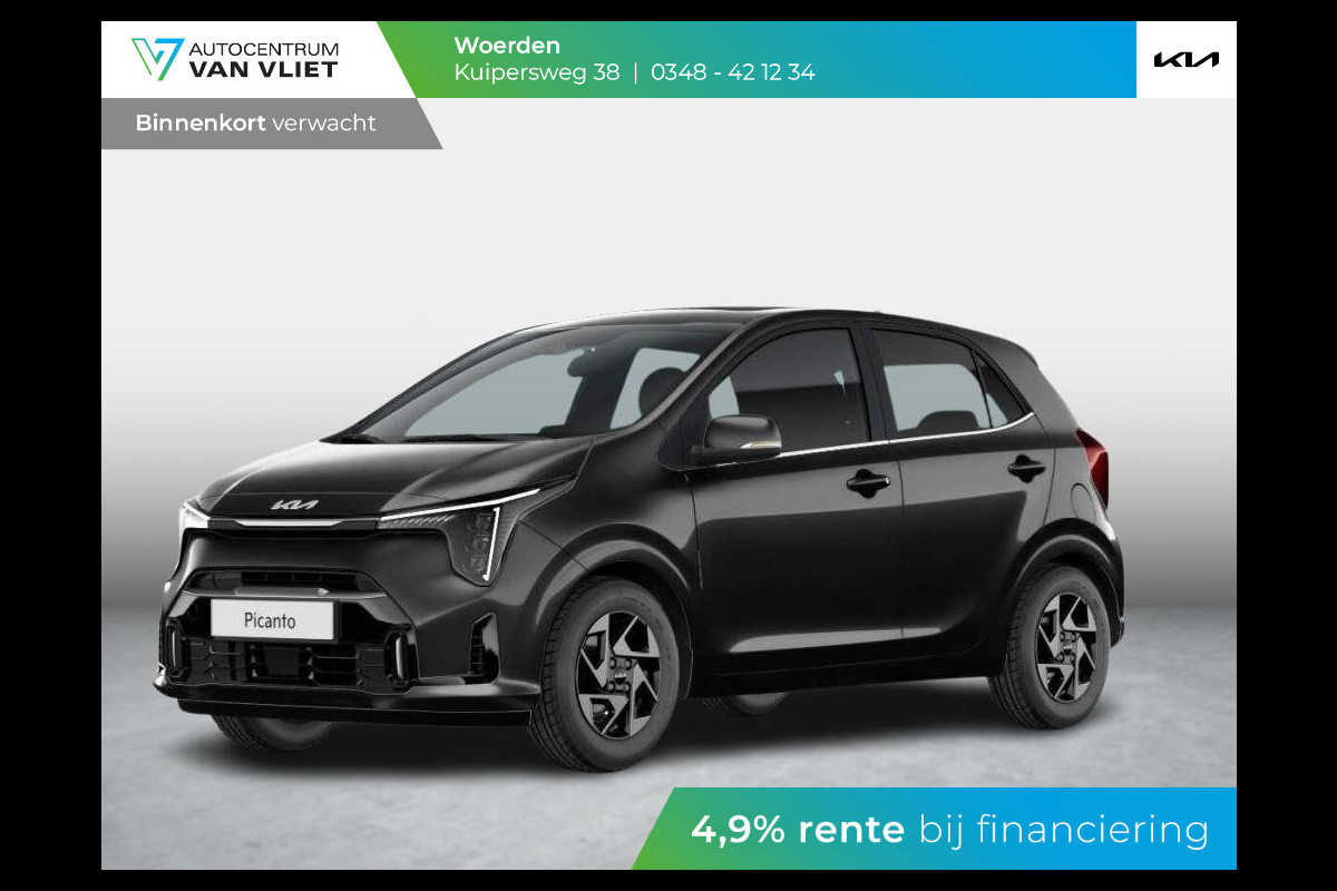 Kia Picanto 1.0 DPI DynamicPlusLine | MY25 | Navi | Airco | Cruise | Camera | 14" | BSM | LED | Priv. glass | Apple Carplay | ANWB Private lease actie € 268,- Kia Picanto 1.0 DPI DynamicPlusLine | MY25 | Navi | Airco | Cruise | Camera | 14" | BSM | LED | Priv. glass | Apple Carplay | ANWB Private lease actie € 268,-