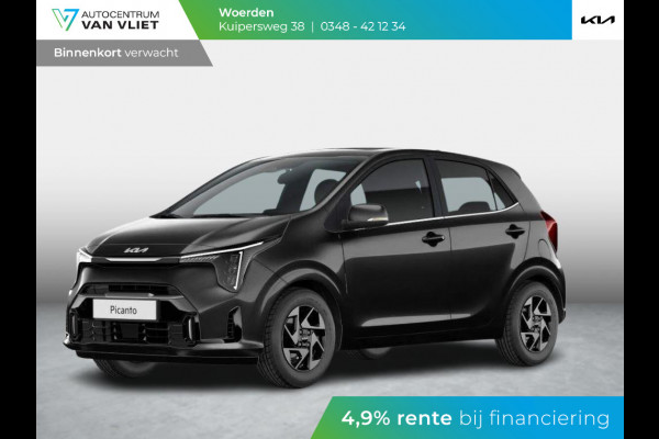 Kia Picanto 1.0 DPI DynamicPlusLine | MY25 | Navi | Airco | Cruise | Camera | 14" | BSM | LED | Priv. glass | Apple Carplay | ANWB Private lease actie € 268,-