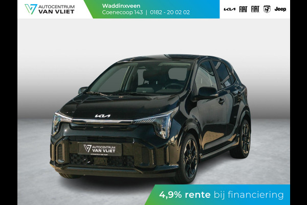 Kia Picanto 1.0 DPI GT-Line l ANWB Private Lease v.a.€ 284,-| Direct beschikbaar l | MY25 | Stoel&Stuur Verwarming | Schuif/kanteldak | Clima | Cruise | Apple Carplay