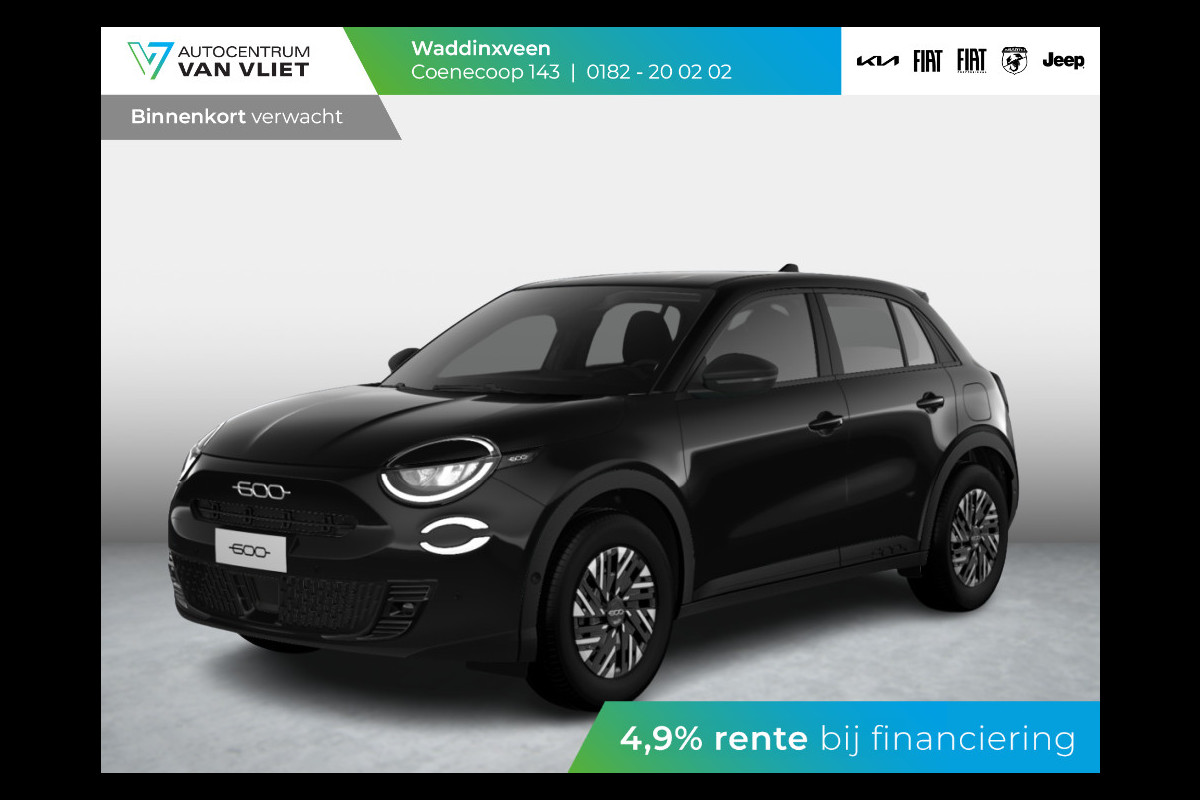 Fiat 600 1.2 Hybrid Urban | Automaat | PDC | Cruise | Airco | Apple Carplay Fiat 600 1.2 Hybrid Urban | Automaat | PDC | Cruise | Airco | Apple Carplay