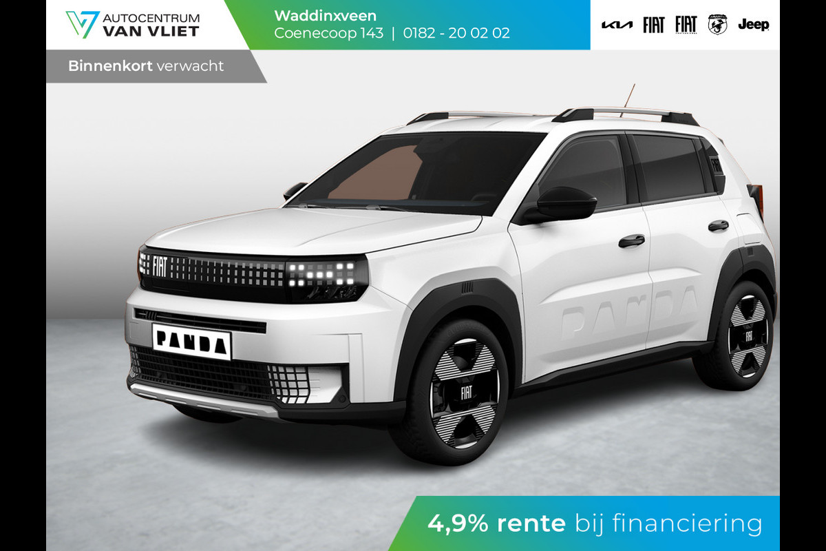 Fiat Grande Panda La Prima 44 kWh | Clima | Cruise | Camera | Apple Carplay | 17" | Navi | Winter Pack Fiat Grande Panda La Prima 44 kWh | Clima | Cruise | Camera | Apple Carplay | 17" | Navi | Winter Pack