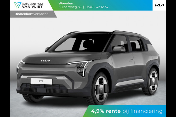 Kia EV3 Plus Advanced 81.4 kWh | Levering Juni | Navi | 19" | Adapt. Cruise | Clima | Schuif/Kanteldak | Stoel&Stuurverw. | Priv Glass | BSM | Harman Kardon