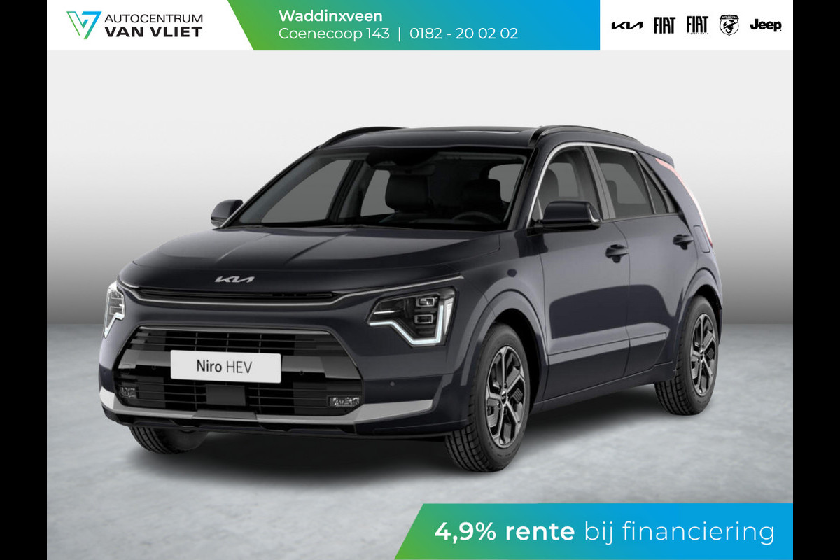 Kia Niro 1.6 GDi Hybrid DynamicLine ANWB Private Lease v.a. € 469,- | Snelle Levering | Clima | Camera | Apple Carplay | Navi | Adapt. Cruise Kia Niro 1.6 GDi Hybrid DynamicLine ANWB Private Lease v.a. € 469,- | Snelle Levering | Clima | Camera | Apple Carplay | Navi | Adapt. Cruise