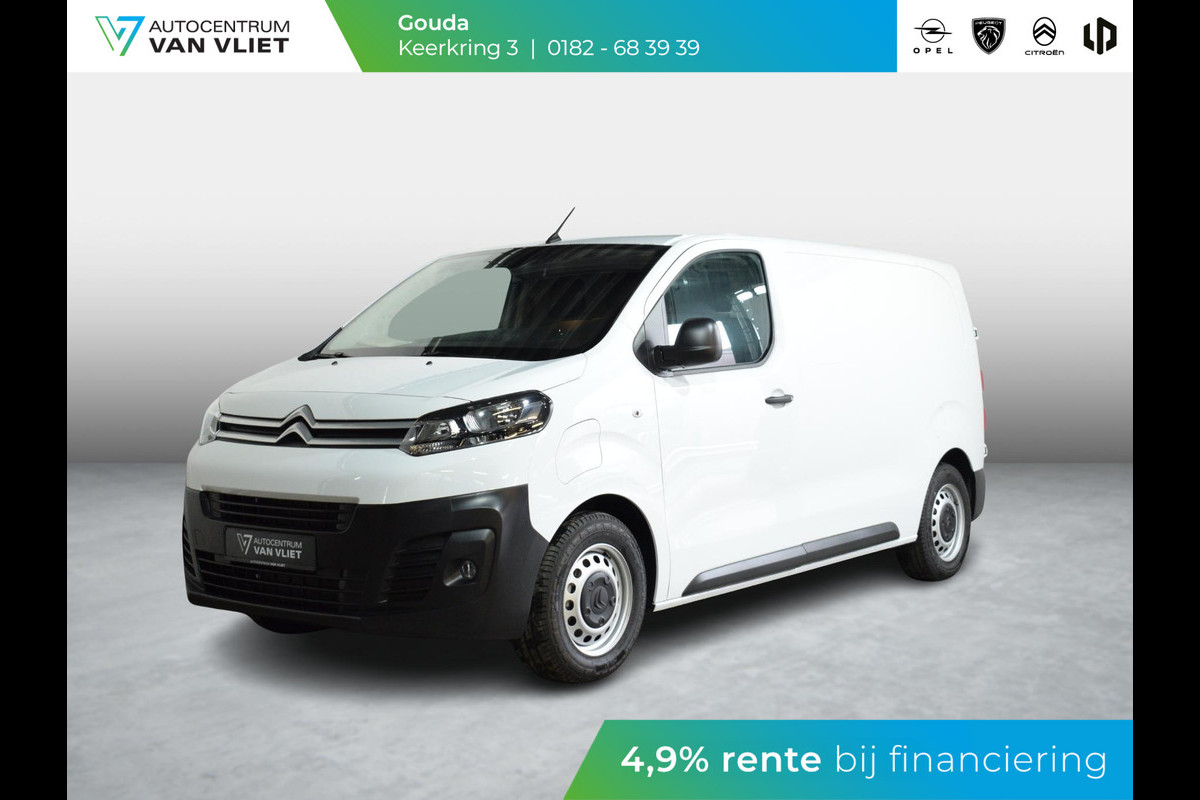 Citroën ë-Jumpy L2 50 kWh 136pk | ACHTERUITRIJCAMERA + SENSOREN | NAVIGATIE | CARPLAY | UIT VOORRAAD LEVERBAAR Citroën ë-Jumpy L2 50 kWh 136pk | ACHTERUITRIJCAMERA + SENSOREN | NAVIGATIE | CARPLAY | UIT VOORRAAD LEVERBAAR