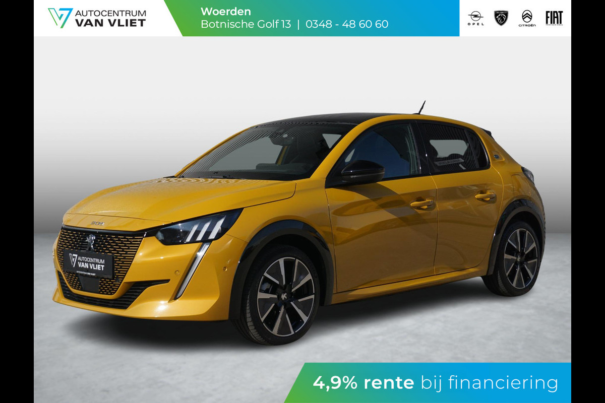 Peugeot e-208 EV GT 350 50 kWh Panoramadak Peugeot e-208 EV GT 350 50 kWh Panoramadak