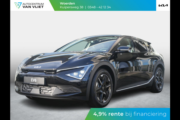 Kia Ev6 Light Edition 63 kWh l Op Voorraad l Aurora Black Pearl l 428 km Actieradius