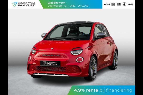 Abarth 500e Turismo 42 kWh | Uit voorraad leverbaar | Camera | Clima | Apple Carplay | JBL Sound | Navi | 18" | Winter Pack