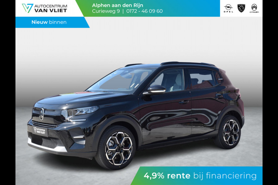 Citroën ë-C3 Max 113pk 44 kWh 3 FASE | ACHTERUITRIJCAMERA MET SENSOREN | NAVIGATIE & CARPLAY | E.C.C. | UIT VOORRAAD LEVERBAAR