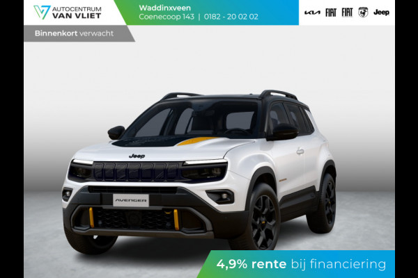Jeep Avenger 1.2T 4xe The North Face | Clima | Apple Carplay | Adapt. Cruise | Elektr. A-Klep | Keyless | Navi | Stoel&Stuurverwarming