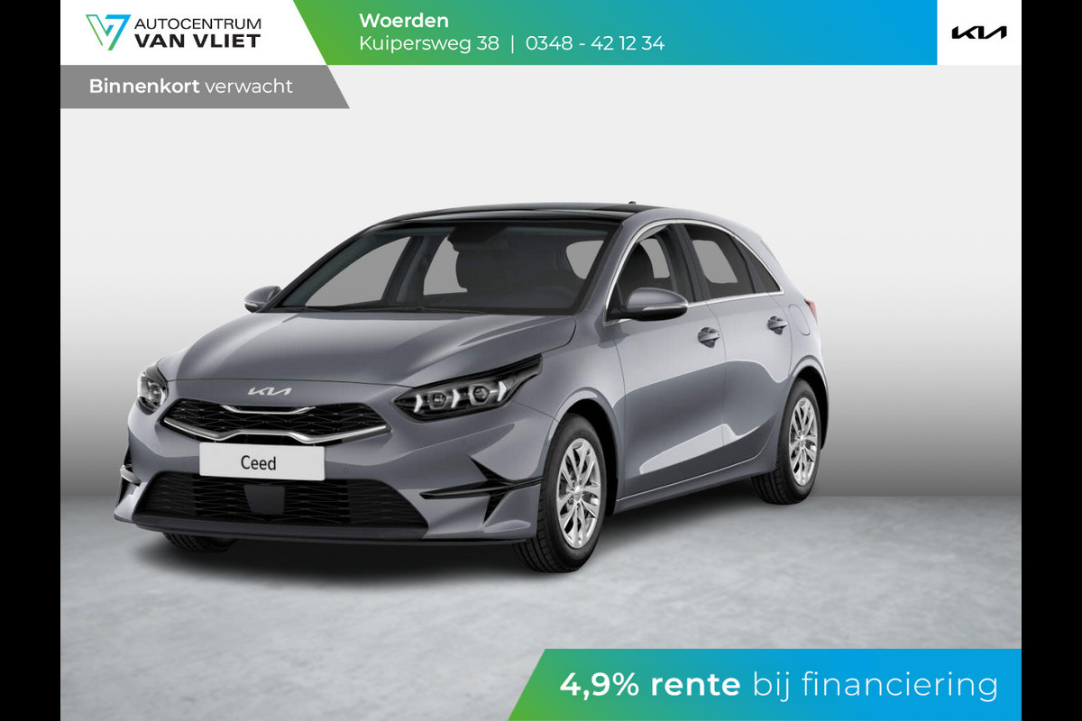 Kia Ceed 1.0 T-GDi Design Edition | Snel leverbaar | Camera | Apple Carplay | Adapt. Cruise | Stoel&Stuur Verwarming | Navi | Keyless Kia Ceed 1.0 T-GDi Design Edition | Snel leverbaar | Camera | Apple Carplay | Adapt. Cruise | Stoel&Stuur Verwarming | Navi | Keyless