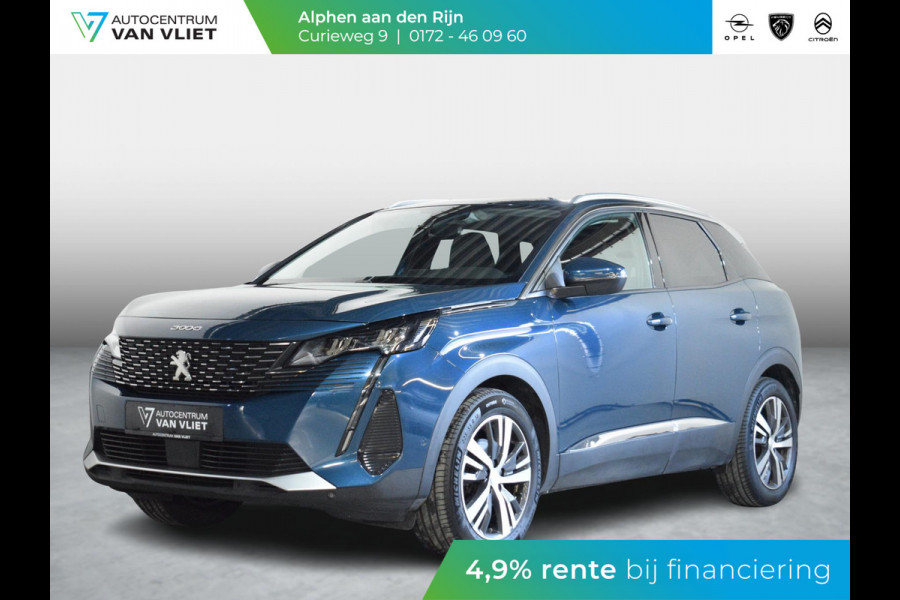 Peugeot 3008 1.2 PureTech Blue Lease Premium AUTOMAAT | CARPLAY | NAVIGATIE | E.C.C. | ELEKTRISCHE ACHTERKLEP | TREKHAAK | 83.066km