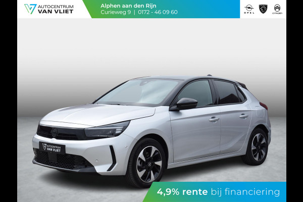 Opel Corsa Electric Long Range GS 51 kWh 3 FASE | ACHTERUITRIJCAMERA MET SENSOREN | NAVIGATIE 10" | CARPLAY | E.C.C. | 10.569km