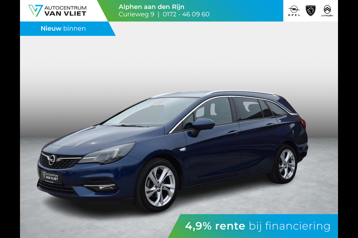 Opel Astra Sports Tourer 1.2 Elegance NAVIGATIE | CARPLAY | ACHTERUITRIJCAMERA MET SENSOREN | WINTERPAKKET | 63.596km Opel Astra Sports Tourer 1.2 Elegance NAVIGATIE | CARPLAY | ACHTERUITRIJCAMERA MET SENSOREN | WINTERPAKKET | 63.596km
