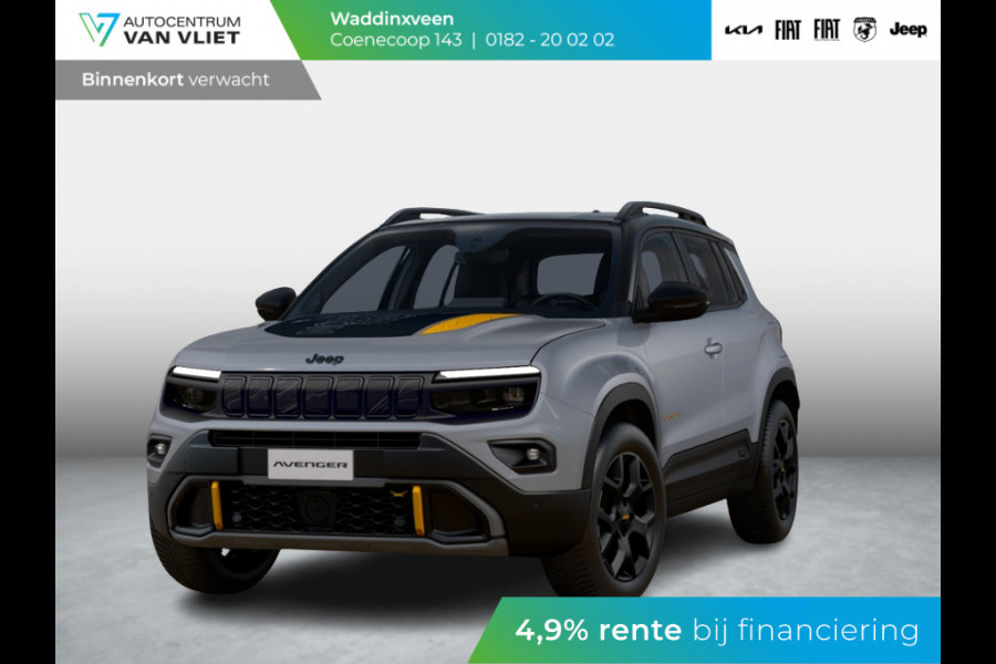 Jeep Avenger 1.2T 4xe The North Face | Clima | Apple Carplay | Adapt. Cruise | Elektr. A-Klep | Keyless | Navi | Stoel&Stuurverwarming