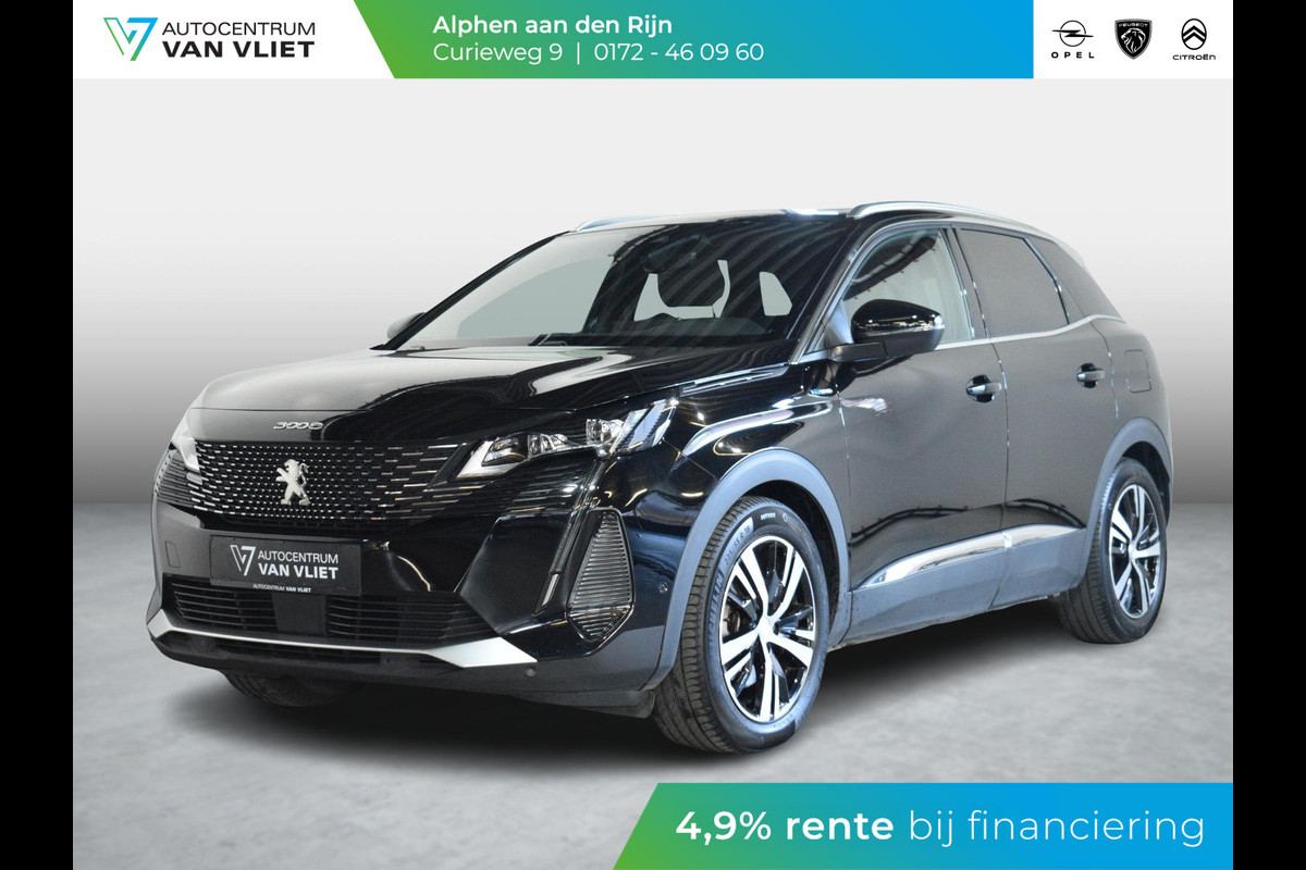 Peugeot 3008 1.6 PHEV 225 GT SCHUIFKANTELDAK | LEREN BEKLEDING | NAVIGATIE | CARPLAY | ACHTERUITRIJCAMERA MET SENSOREN | STOELVERWARMING | 41.506km Peugeot 3008 1.6 PHEV 225 GT SCHUIFKANTELDAK | LEREN BEKLEDING | NAVIGATIE | CARPLAY | ACHTERUITRIJCAMERA MET SENSOREN | STOELVERWARMING | 41.506km