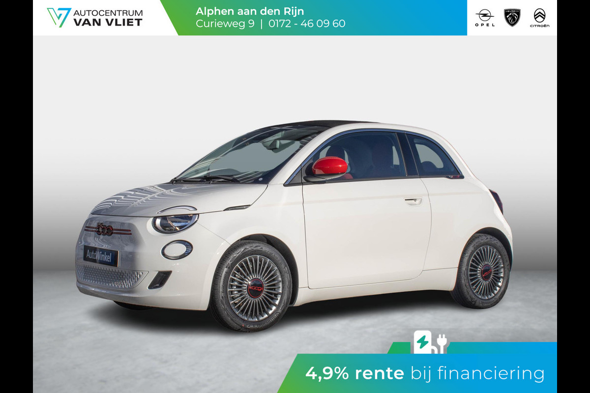 Fiat 500E RED Cabrio 42 kWh | Uit voorraad leverbaar ! | CarPlay | PDC | Fiat 500E RED Cabrio 42 kWh | Uit voorraad leverbaar ! | CarPlay | PDC |