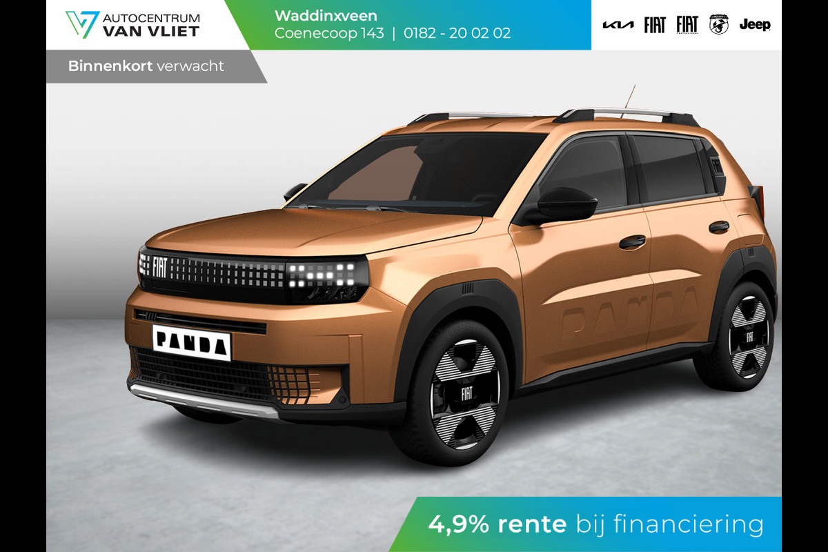 Fiat Grande Panda La Prima 44 kWh | Clima | Cruise | Camera | Apple Carplay | 17" | Navi | Winter Pack Fiat Grande Panda La Prima 44 kWh | Clima | Cruise | Camera | Apple Carplay | 17" | Navi | Winter Pack