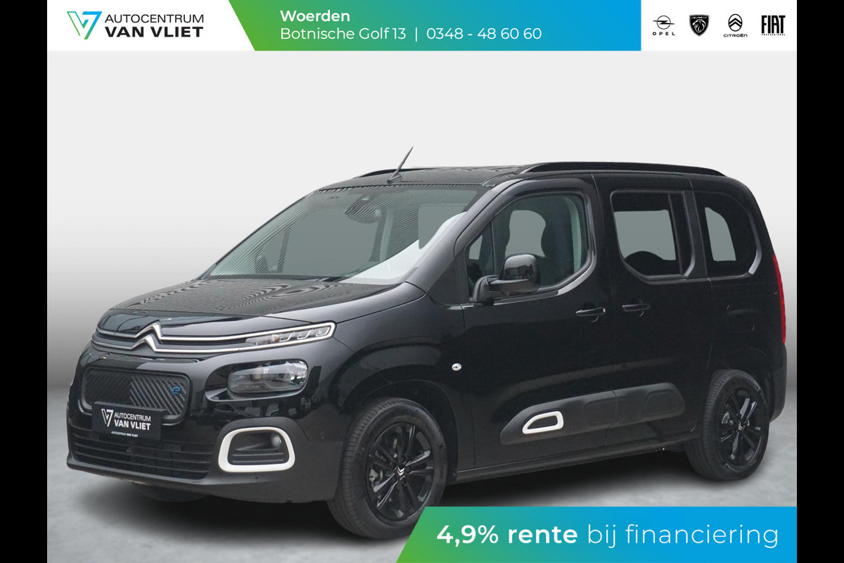 Citroën E-Berlingo Feel L1 50 kWh Nieuw | 180° Camera | Stoelverwarming Citroën E-Berlingo Feel L1 50 kWh Nieuw | 180° Camera | Stoelverwarming