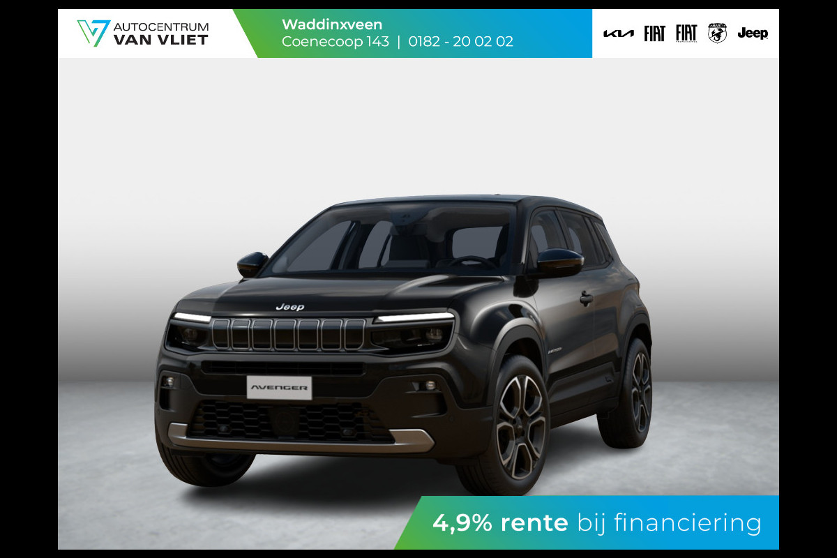 Jeep Avenger 1.2 e-Hybrid Summit | Leder&Winter Pack | Schuif/Kanteldak | Infotainment&Convience Pack Jeep Avenger 1.2 e-Hybrid Summit | Leder&Winter Pack | Schuif/Kanteldak | Infotainment&Convience Pack