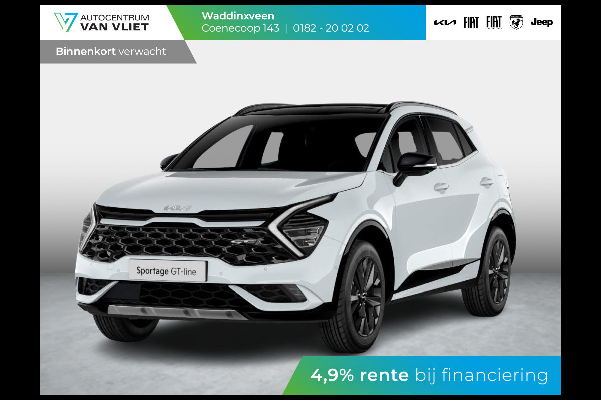 Kia Sportage 1.6 T-GDi Hybrid GT-Line Limited Edition l GT-line exterieur l Navigatie l Keyless go l 18 inch GT velgen l levering Juli l Prijs bij particuliere verkoop incl. inruilpremie Kia Sportage 1.6 T-GDi Hybrid GT-Line Limited Edition l GT-line exterieur l Navigatie l Keyless go l 18 inch GT velgen l levering Juli l Prijs bij particuliere verkoop incl. inruilpremie