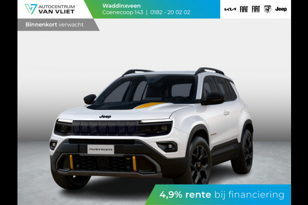Jeep Avenger 1.2T 4xe The North Face | Clima | Apple Carplay | Adapt. Cruise | Elektr. A-Klep | Keyless | Navi | Stoel&Stuurverwarming