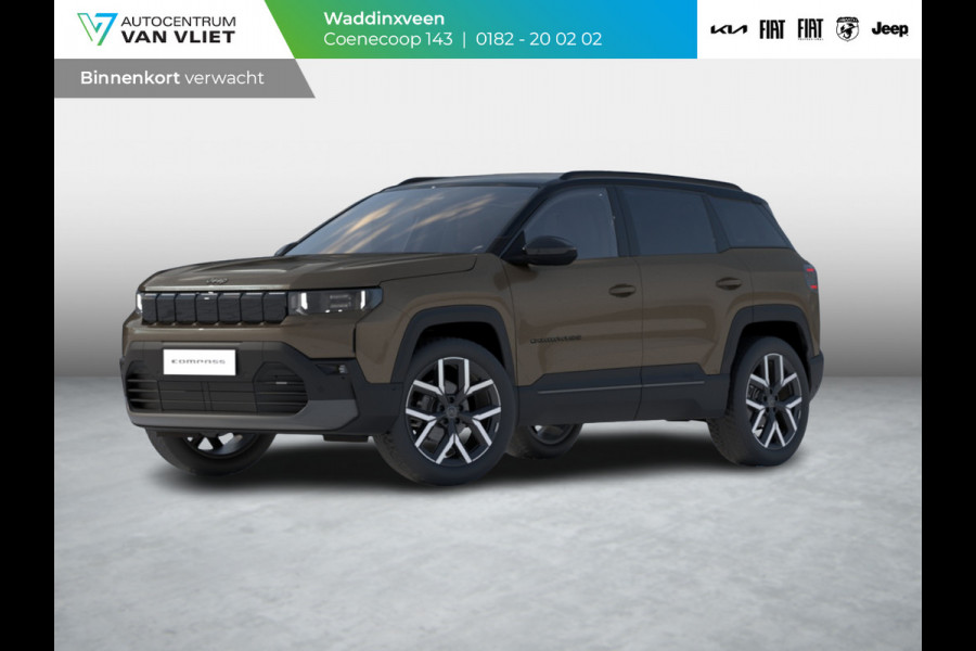 Jeep Compass First Edition 74 kWh | Adapt. Cruise | Camera | Carplay | 20" | Elektr. A-Klep | Navi | Winter Pack