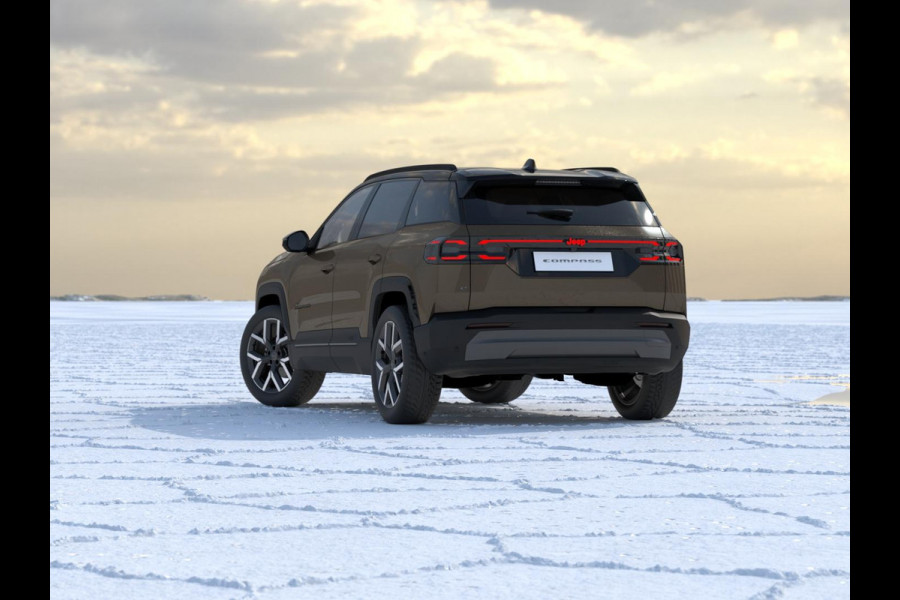 Jeep Compass First Edition 74 kWh | Adapt. Cruise | Camera | Carplay | 20" | Elektr. A-Klep | Navi | Winter Pack