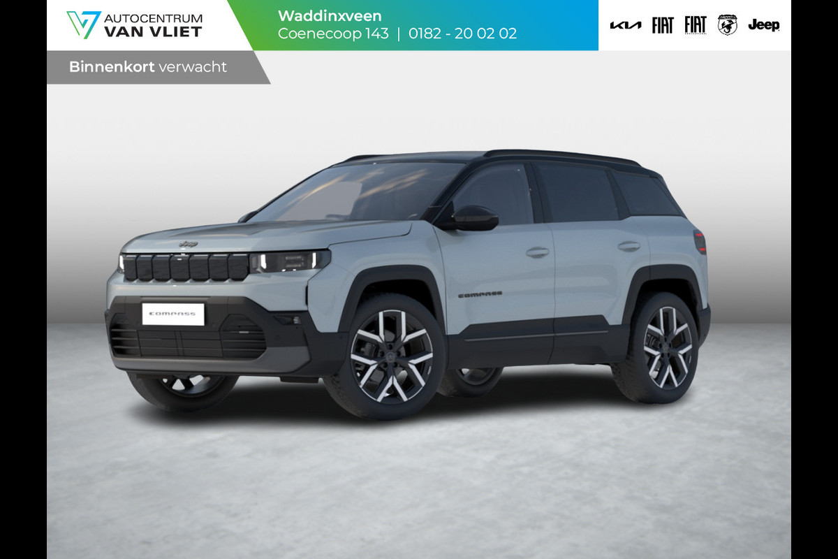 Jeep Compass First Edition 74 kWh | Adapt. Cruise | Camera | Carplay | 20" | Elektr. A-Klep | Navi | Winter Pack Jeep Compass First Edition 74 kWh | Adapt. Cruise | Camera | Carplay | 20" | Elektr. A-Klep | Navi | Winter Pack