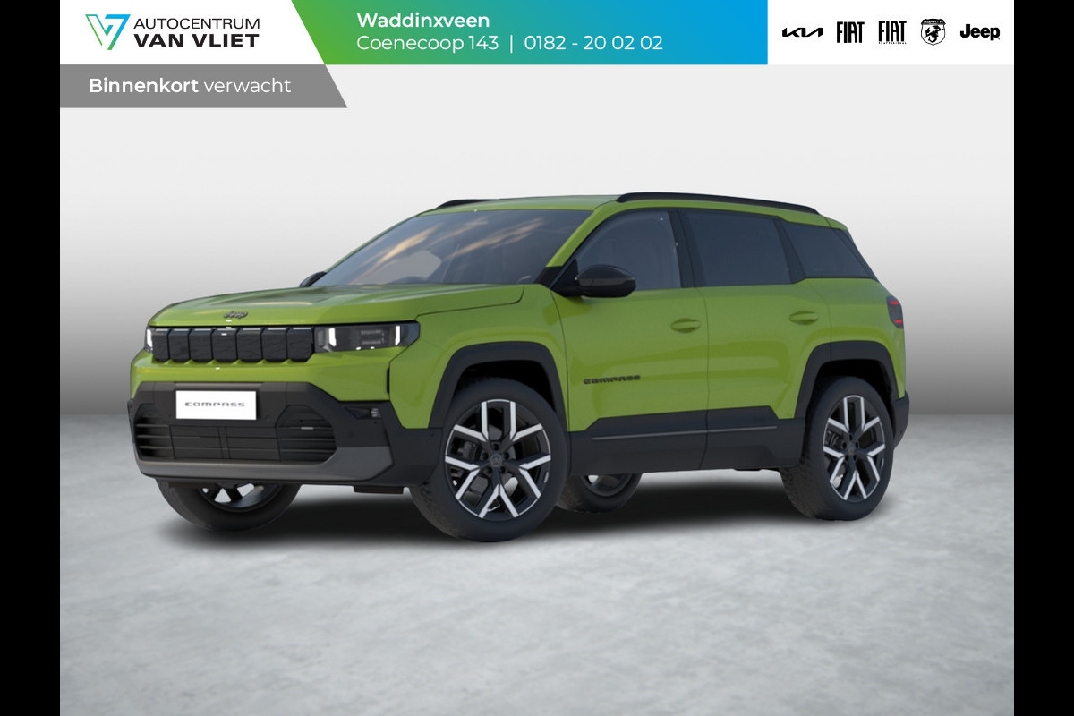 Jeep Compass First Edition 74 kWh | Adapt. Cruise | Camera | Carplay | 20" | Elektr. A-Klep | Navi | Winter Pack Jeep Compass First Edition 74 kWh | Adapt. Cruise | Camera | Carplay | 20" | Elektr. A-Klep | Navi | Winter Pack