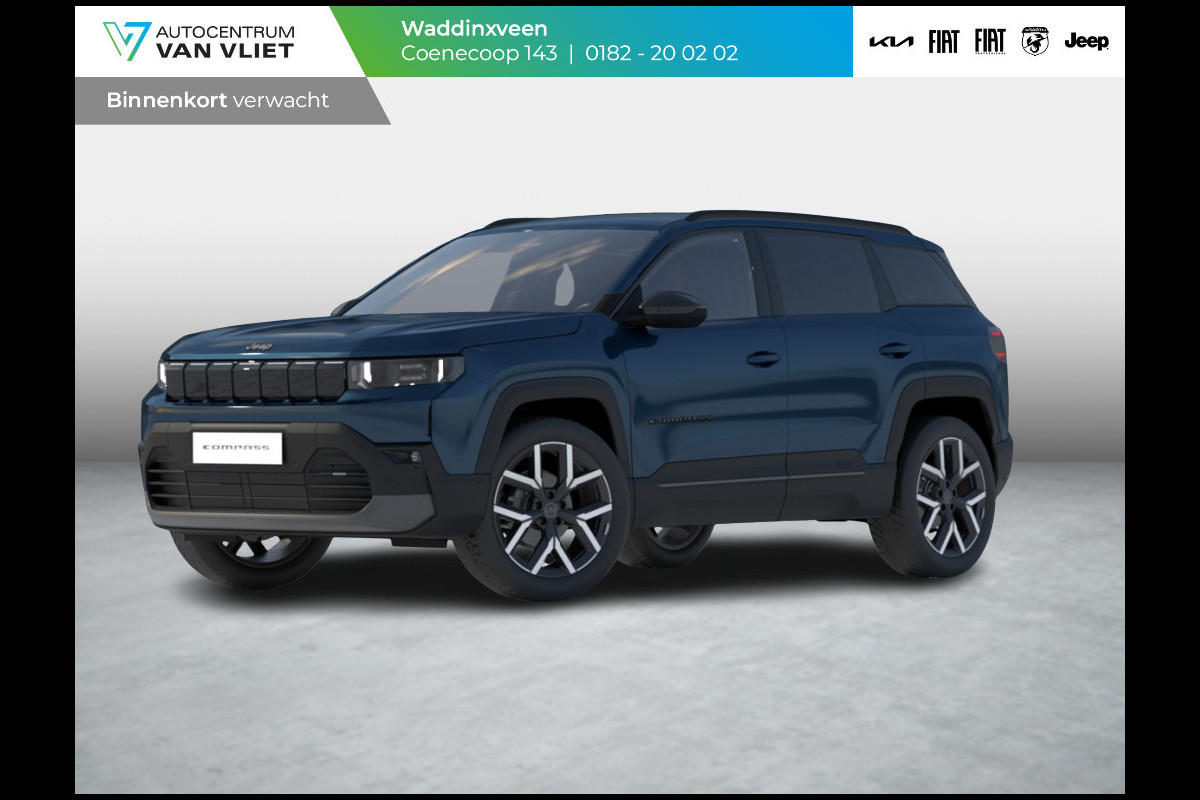 Jeep Compass First Edition 74 kWh | Adapt. Cruise | Camera | Carplay | 20" | Elektr. A-Klep | Navi | Winter Pack Jeep Compass First Edition 74 kWh | Adapt. Cruise | Camera | Carplay | 20" | Elektr. A-Klep | Navi | Winter Pack