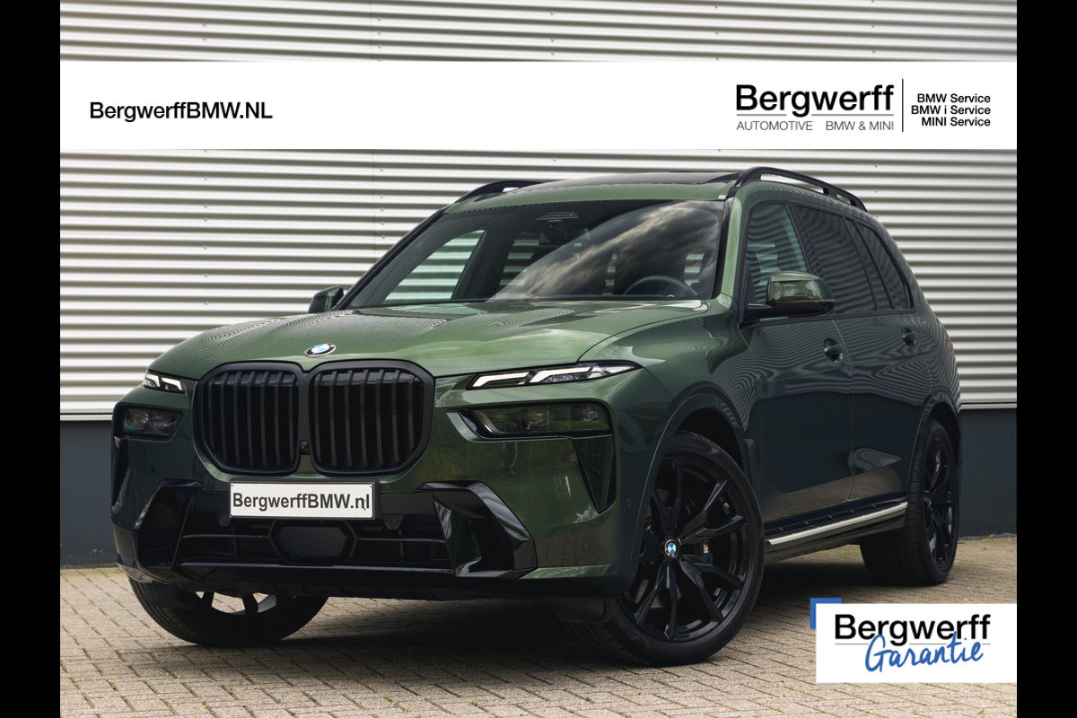 BMW X7 xDrive40i M-Sport Pro - 7-Zits - Individual "Malachitgrün" - Executive Drive Pro - Active Steering BMW X7 xDrive40i M-Sport Pro - 7-Zits - Individual "Malachitgrün" - Executive Drive Pro - Active Steering