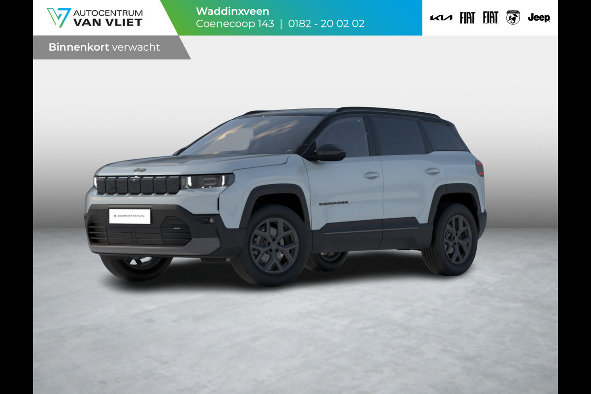 Jeep Compass 1.2 e-Hybrid First Edition | Adapt. Cruise | Camera | Carplay | 18" | Elektr. A-Klep | Navi | Winter Pack Jeep Compass 1.2 e-Hybrid First Edition | Adapt. Cruise | Camera | Carplay | 18" | Elektr. A-Klep | Navi | Winter Pack