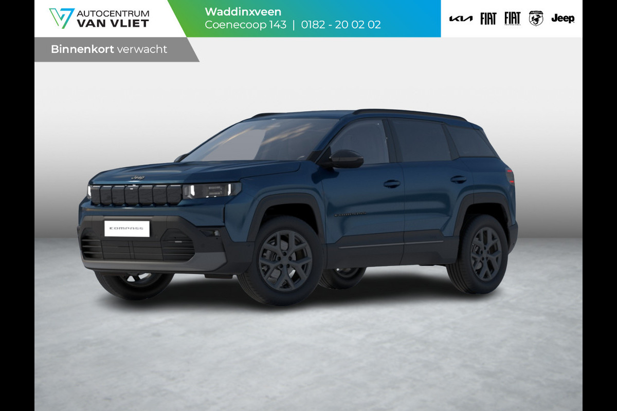 Jeep Compass 1.2 e-Hybrid First Edition | Adapt. Cruise | Camera | Carplay | 18" | Elektr. A-Klep | Navi | Winter Pack Jeep Compass 1.2 e-Hybrid First Edition | Adapt. Cruise | Camera | Carplay | 18" | Elektr. A-Klep | Navi | Winter Pack