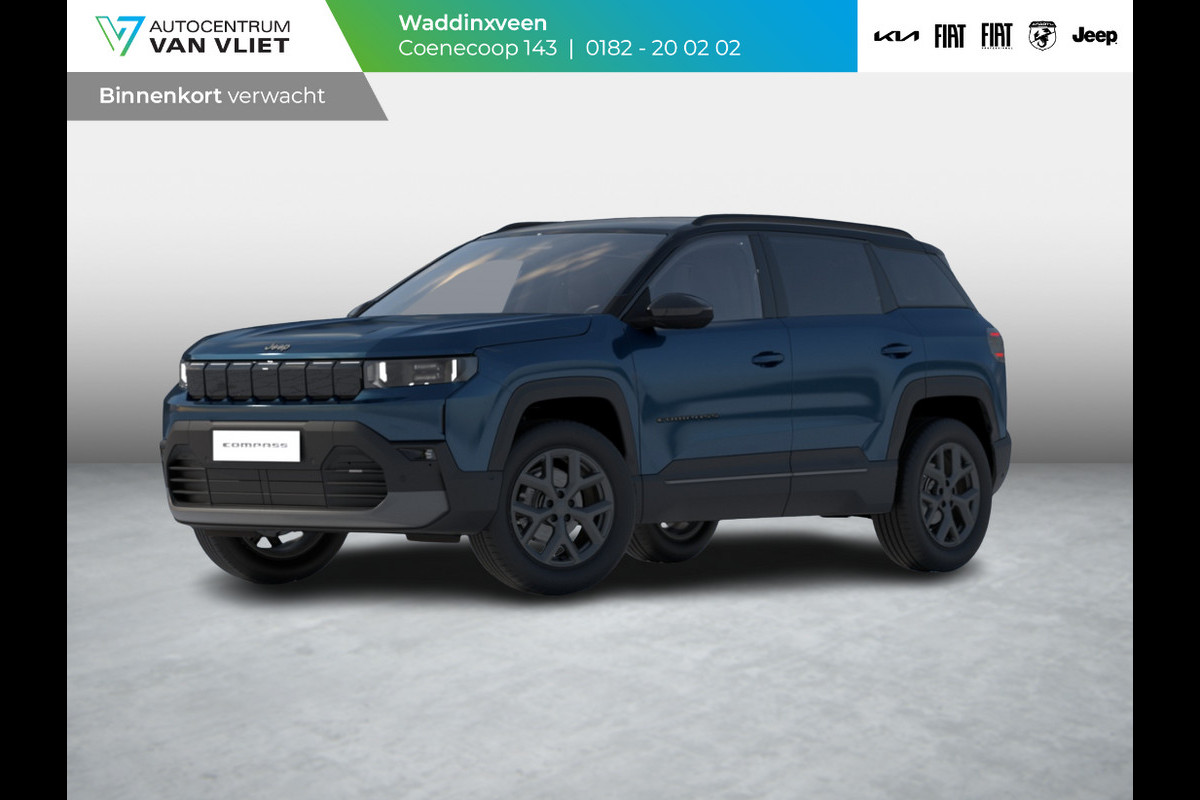 Jeep Compass 1.2 e-Hybrid First Edition | Adapt. Cruise | Camera | Carplay | 18" | Elektr. A-Klep | Navi | Winter Pack Jeep Compass 1.2 e-Hybrid First Edition | Adapt. Cruise | Camera | Carplay | 18" | Elektr. A-Klep | Navi | Winter Pack