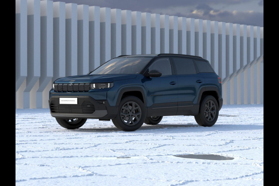 Jeep Compass 1.2 e-Hybrid First Edition | Adapt. Cruise | Camera | Carplay | 18" | Elektr. A-Klep | Navi | Winter Pack