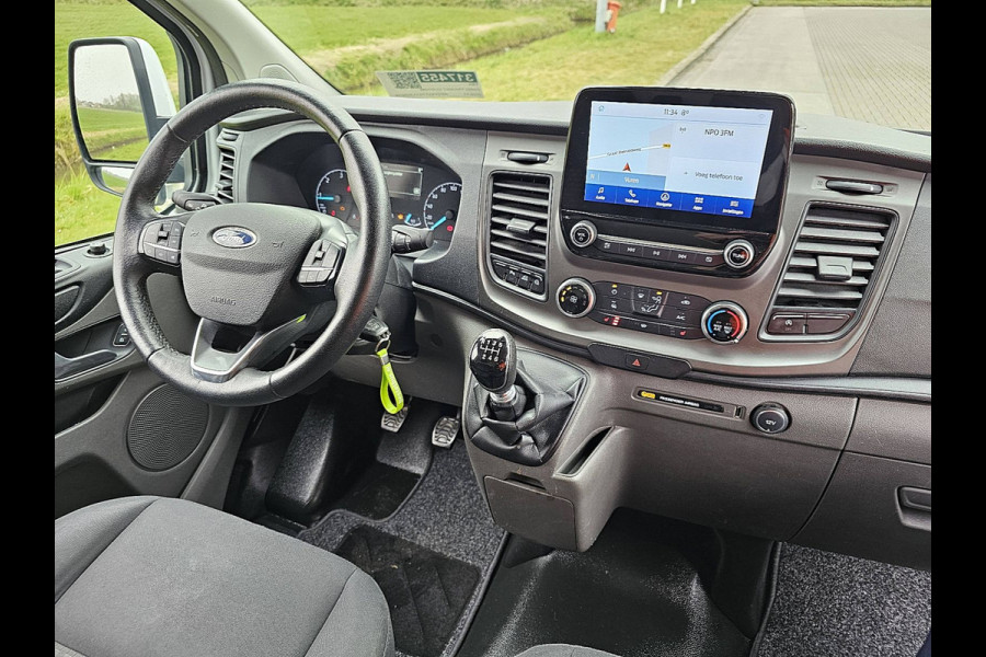 Ford Transit Custom 300 2.0 TDCI L2H1 Navi Euro6 Airco Euo6 3-Zits Oh-Historie 1e Eigenaar!