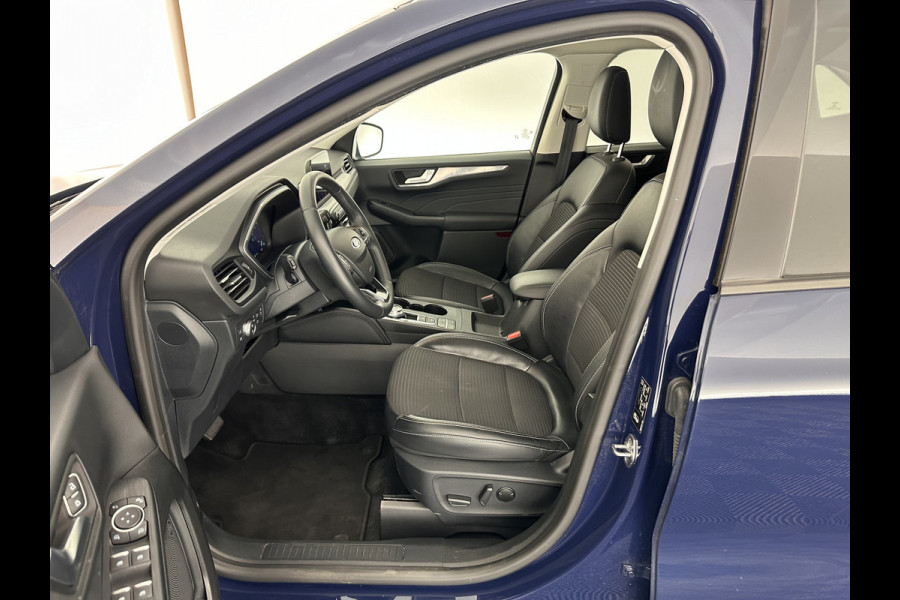 Ford Kuga 2.5 PHEV Titanium X (INCL-BTW) *LEATHER-MICROFIBRE | FULL-LED | DIGI-COCKPIT | ADAPTIVE-CRUISE | BLINDSPOT | PARK-PILOT | CAMERA | NAVI-FULLMAP | HEATED-COMFORT-SEATS | CARPLAY | DAB | LANE-ASSIST | 17"ALU*