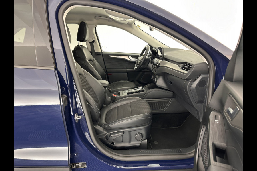 Ford Kuga 2.5 PHEV Titanium X (INCL-BTW) *LEATHER-MICROFIBRE | FULL-LED | DIGI-COCKPIT | ADAPTIVE-CRUISE | BLINDSPOT | PARK-PILOT | CAMERA | NAVI-FULLMAP | HEATED-COMFORT-SEATS | CARPLAY | DAB | LANE-ASSIST | 17"ALU*
