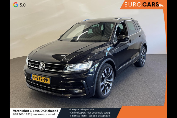 Volkswagen Tiguan 2.0 TSI 4Motion R-line Highline Business Panoramadak Trekhaak Navigatie Apple Carplay/Android Auto Camera Parkeersensoren Adaptive Cruise Control Stoelverwarming Elektrische achterklep Leder Climate Control
