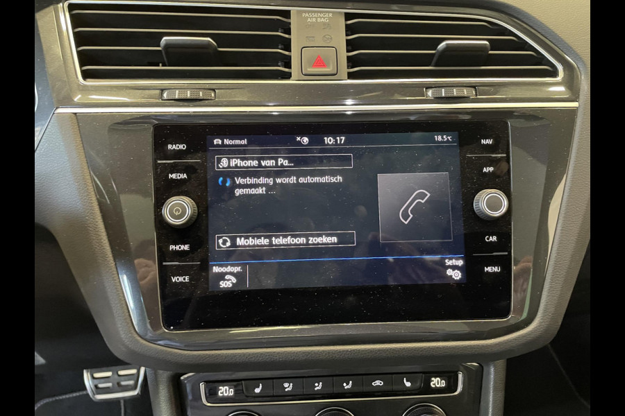 Volkswagen Tiguan 2.0 TSI 4Motion R-line Highline Business Panoramadak Trekhaak Navigatie Apple Carplay/Android Auto Camera Parkeersensoren Adaptive Cruise Control Stoelverwarming Elektrische achterklep Leder Climate Control