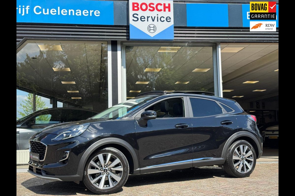Ford Puma 1.0 EcoBoost 125 Automaat Titanium X Pano / Trekhaak afn. / Stoel, stuur & voorruit verw. / Stoelmassage Ford Puma 1.0 EcoBoost 125 Automaat Titanium X Pano / Trekhaak afn. / Stoel, stuur & voorruit verw. / Stoelmassage