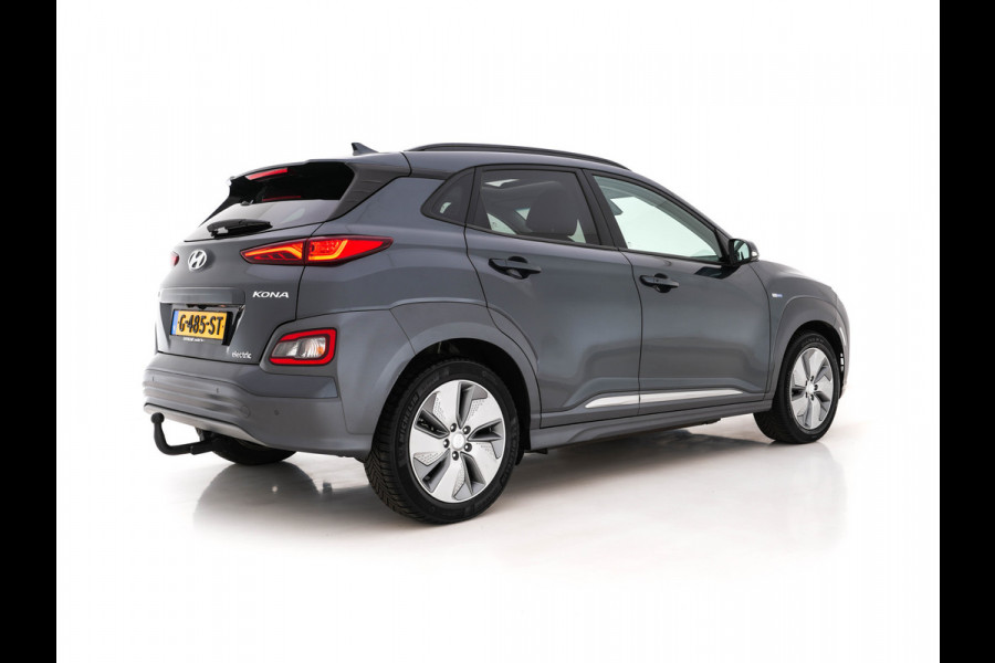 Hyundai Kona EV Premium 64 kWh (INCL-BTW) *PANO | FULL-LEATHER | HEAD-UP | FULL-LED | NAVI-FULLMAP | DAB | ADAPTIVE-CRUISE | KRELL-AUDIO | KEYLESS | CAMERA | BLIND-SPOT | LANE-ASSIST | DIGI-COCKPIT | COMFORT-SEATS | TOWBAR