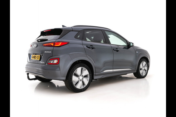 Hyundai Kona EV Premium 64 kWh (INCL-BTW) *PANO | FULL-LEATHER | HEAD-UP | FULL-LED | NAVI-FULLMAP | DAB | ADAPTIVE-CRUISE | KRELL-AUDIO | KEYLESS | CAMERA | BLIND-SPOT | LANE-ASSIST | DIGI-COCKPIT | COMFORT-SEATS | TOWBAR