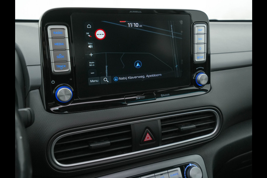 Hyundai Kona EV Premium 64 kWh (INCL-BTW) *PANO | FULL-LEATHER | HEAD-UP | FULL-LED | NAVI-FULLMAP | DAB | ADAPTIVE-CRUISE | KRELL-AUDIO | KEYLESS | CAMERA | BLIND-SPOT | LANE-ASSIST | DIGI-COCKPIT | COMFORT-SEATS | TOWBAR
