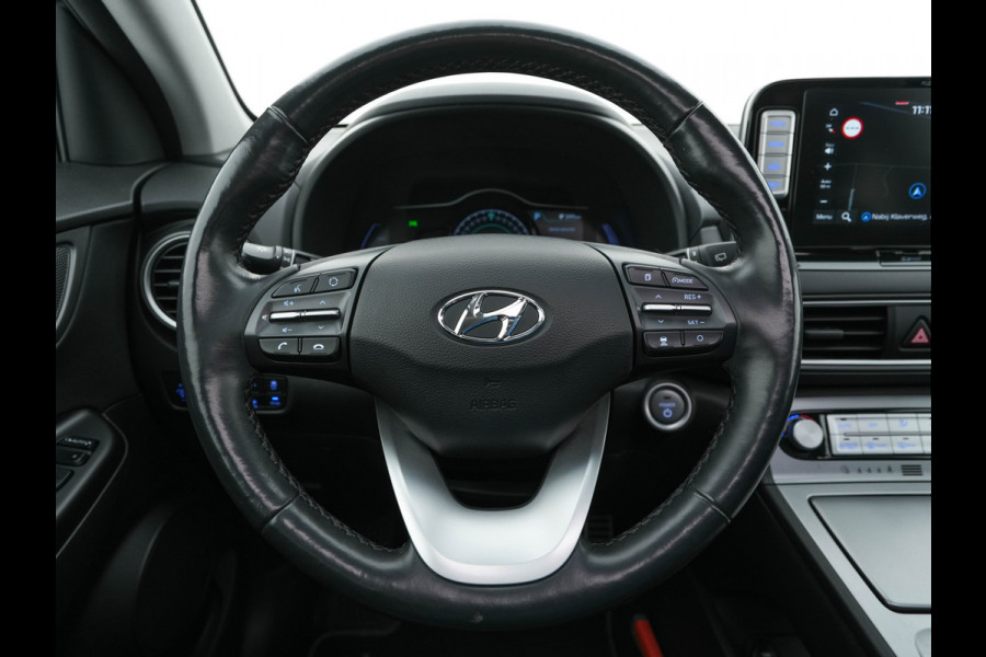 Hyundai Kona EV Premium 64 kWh (INCL-BTW) *PANO | FULL-LEATHER | HEAD-UP | FULL-LED | NAVI-FULLMAP | DAB | ADAPTIVE-CRUISE | KRELL-AUDIO | KEYLESS | CAMERA | BLIND-SPOT | LANE-ASSIST | DIGI-COCKPIT | COMFORT-SEATS | TOWBAR