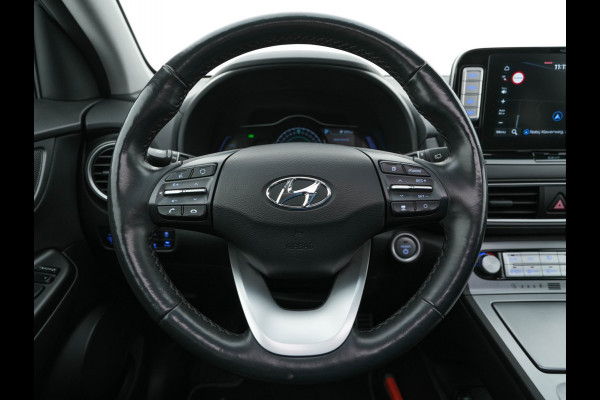 Hyundai Kona EV Premium 64 kWh (INCL-BTW) *PANO | FULL-LEATHER | HEAD-UP | FULL-LED | NAVI-FULLMAP | DAB | ADAPTIVE-CRUISE | KRELL-AUDIO | KEYLESS | CAMERA | BLIND-SPOT | LANE-ASSIST | DIGI-COCKPIT | COMFORT-SEATS | TOWBAR
