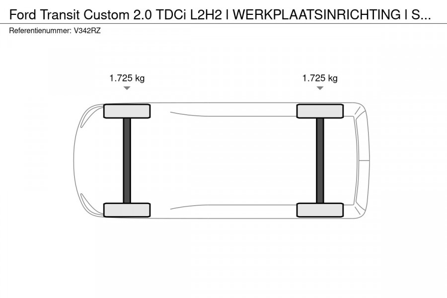 Ford Transit Custom 2.0 TDCi L2H2 l WERKPLAATSINRICHTING l SERVICEBUS l SORTIMO l AIRCO
