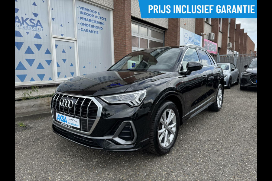 Audi Q3 35 TFSI 150pk 2 x S Line S-Tronic Dynamic Light LED Keyless Sfeerverlichting CarPlay Leder Stlvw